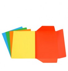 25 Cartelline 3 Lembi mix 5 colori Bristol 200gr Starline