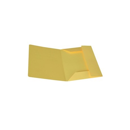 Pack 25 Cartelline 3 Lembi GIALLO SOLE in bristol 200g Starline
