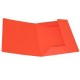 Pack 25 Cartelline 3 Lembi ROSSO in bristol 200g Starline