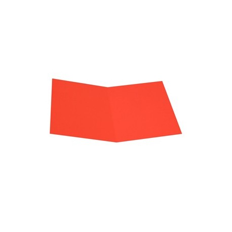 Pack 50 Cartelline Semplici ROSSO in bristol 200g Starline