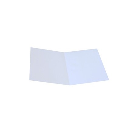 Pack 50 Cartelline Semplici BIANCO in bristol 200g Starline