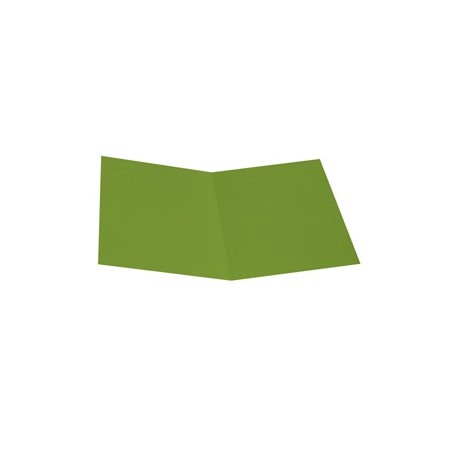 Pack 50 Cartelline Semplici VERDE NILO in bristol 200g Starline
