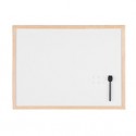 Lavagna bianca magnetica 45x60cm cornice legno Starline