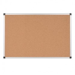 Lavagna sughero 60x90cm cornice alluminio Starline