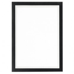 Cornice magnetica retroadesiva Starwall A4 nero Starline