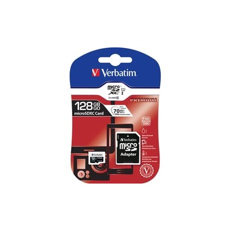 MICRO SD CARD 128GB HC CLASSE 10 FINO A 45MB/S