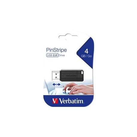 MEMORIE USB STORE 'N' GO PINSTRIPE NERO DA 4 GB