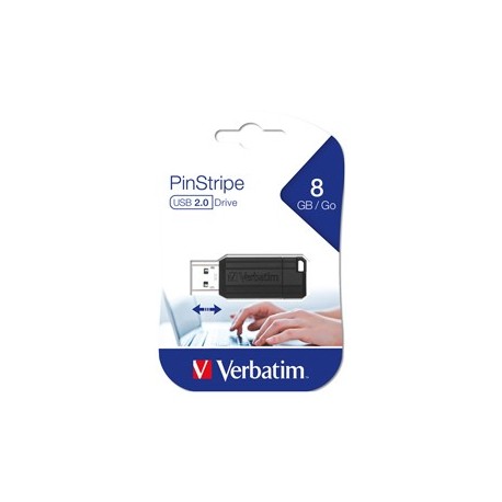 MEMORIE USB STORE 'N' GO PINSTRIPE NERO DA 8 GB