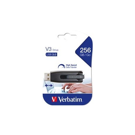 MEMORIA USB 3.0 SUPERSPEED - STORE 'N' GO V3 USB DRIVE 256GB (NERO)