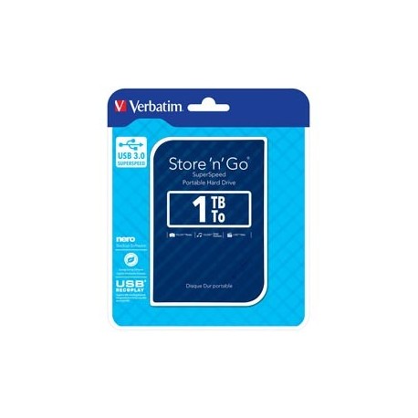 UBS PORTATILE STORE 'N' GO 1TB USB 3.0 BLUE (9.5MM DRIVE)