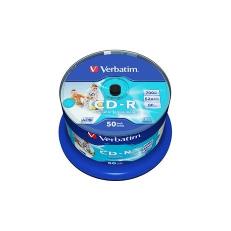 SCATOLA 50 CD-R BULK DATALIFEPLUS SPIND. 1X-52X 700MB STAMP.WIDE INKJET PHOTO